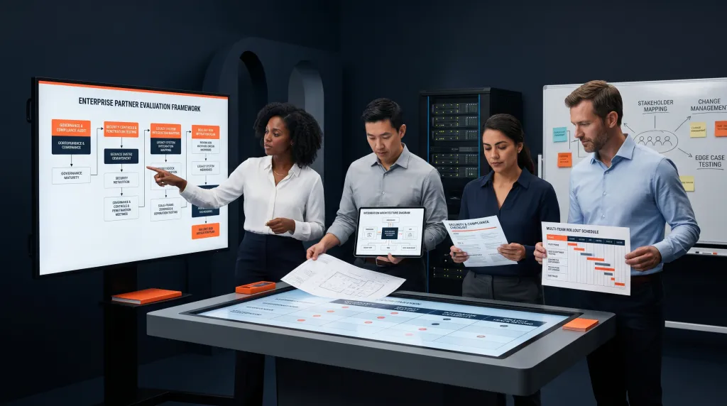 How to Choose an Enterprise Software Development Company (Governance, Security, Integrations, and Rollout Risk)